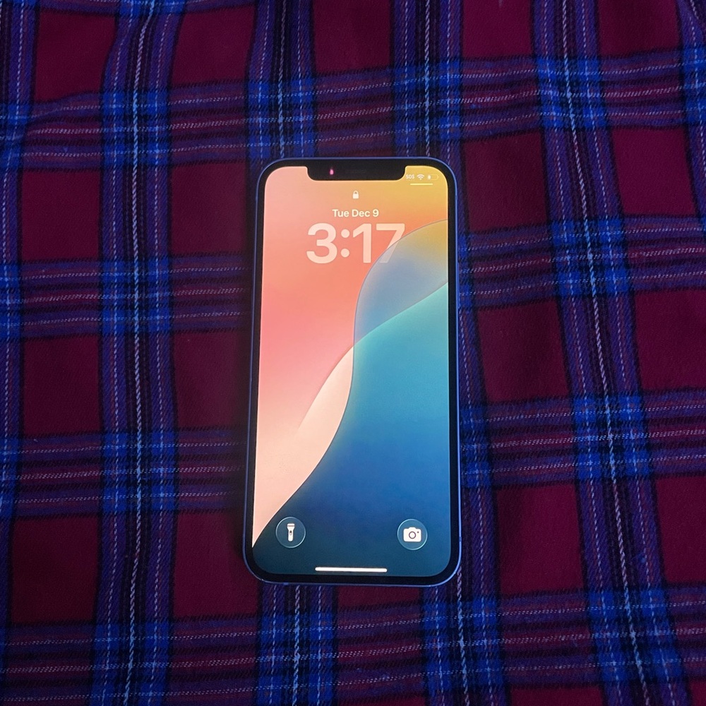 Apple Smartphone with Black Frame
